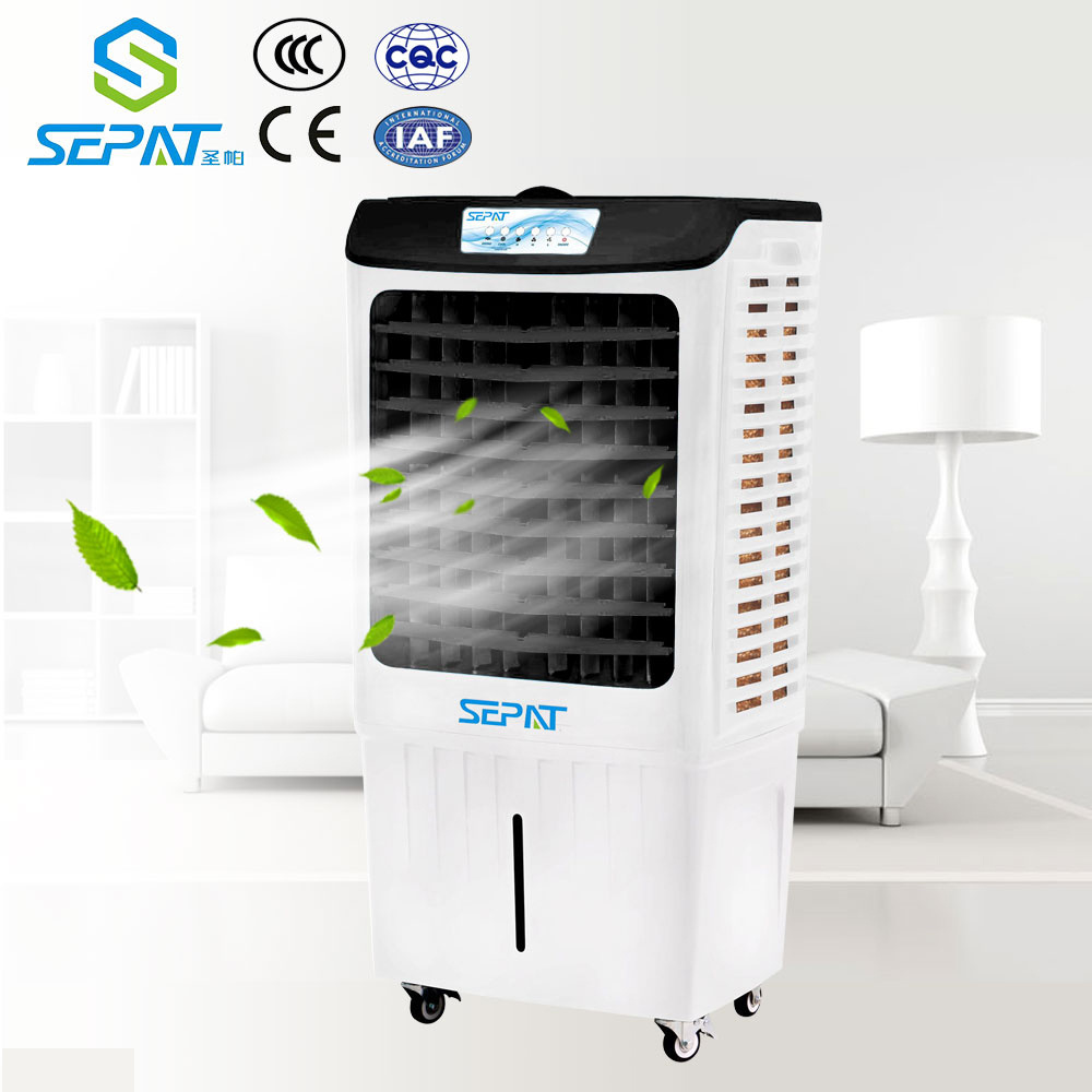 SEPAT SF-40 3 sides cooling pad hot selling small  solar fan air water cooler