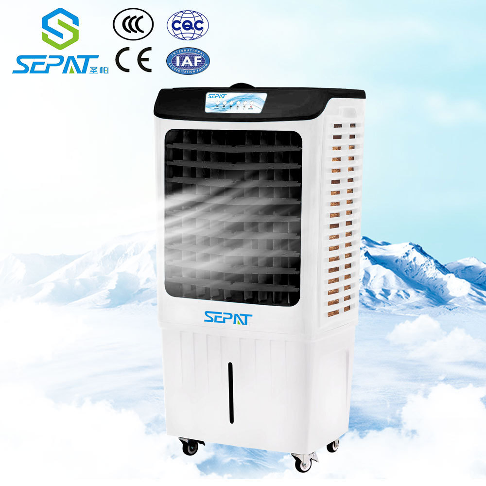 SEPAT SF-40 3 sides cooling pad hot selling small  solar fan air water cooler