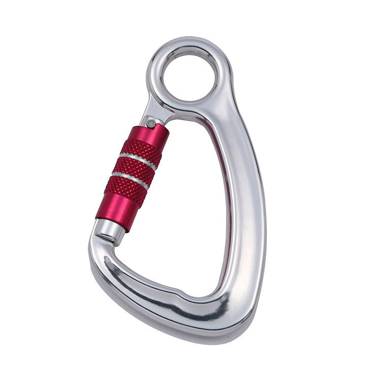 Custom high tensile aluminum alloy large spring gate snap hook