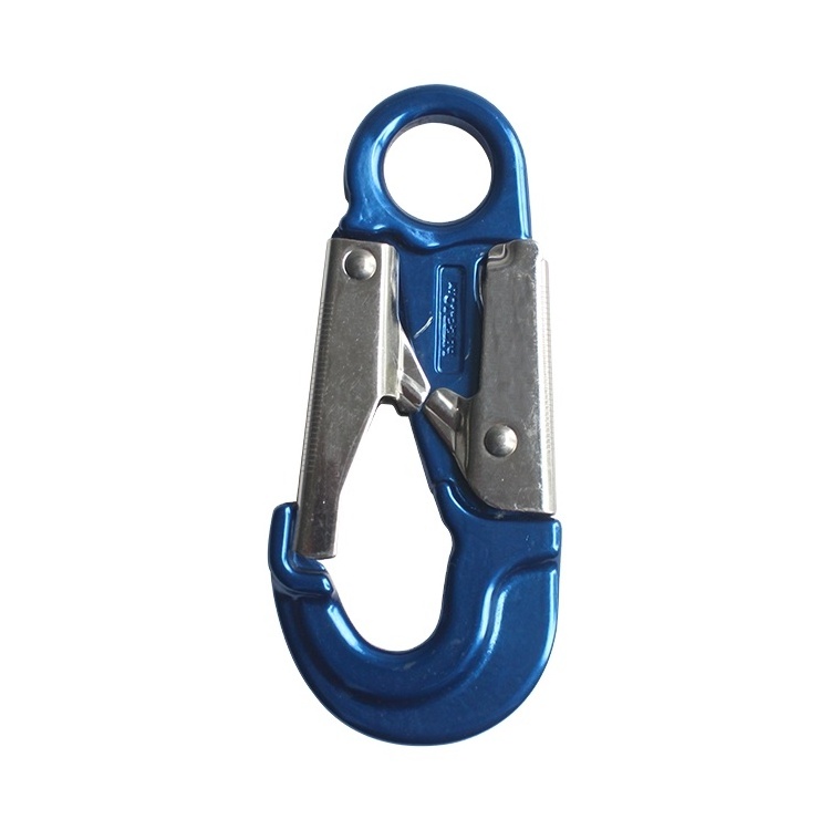 Aluminum alloy anodized 25KN camping climbing hook quick release snap hooks Outdoor rock climbing trigger snap hook