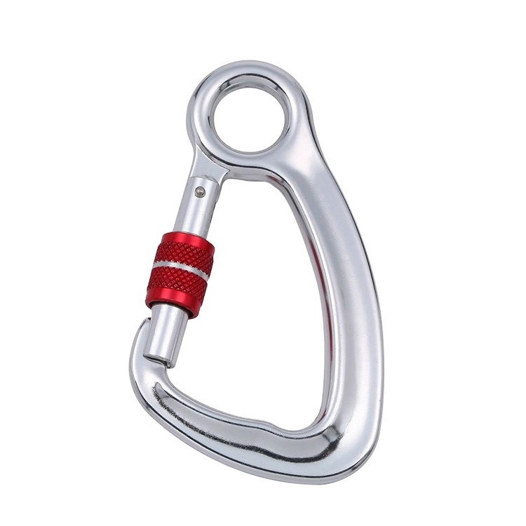 Custom high tensile aluminum alloy large spring gate snap hook