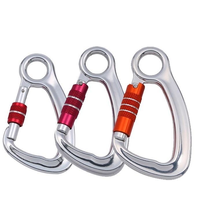 Custom high tensile aluminum alloy large spring gate snap hook