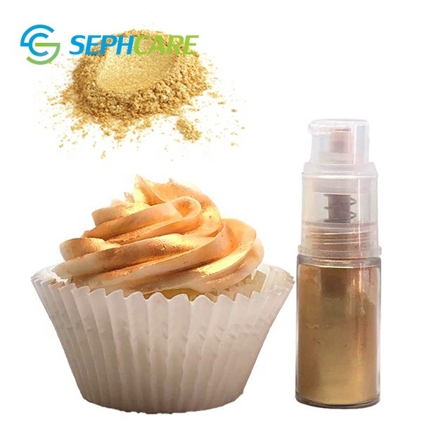 Mica Powder Food Grade Edible Pigment Glitter For Cake Making Gold Edible Dust Powder