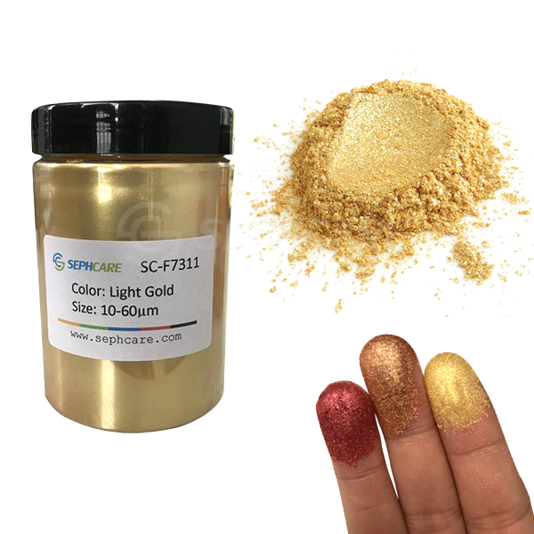 Sephcare Bulk food grade colorants Edible Gold Glitter for cake