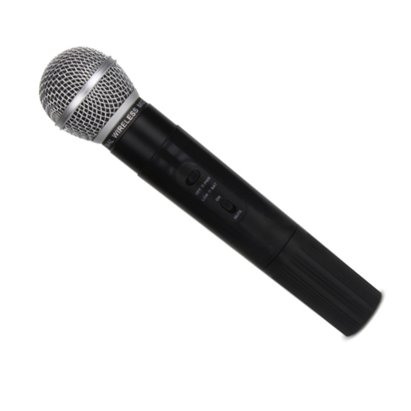 High Quality Lavalier FM Wireless Microphone Portable Singing VHF Wireless Microphone System With LED lights