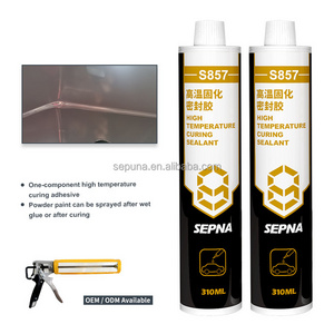 Sepna single part metal repair adhesive welding glue weld line heat curing adhesive sealant sealing glue for car body metal