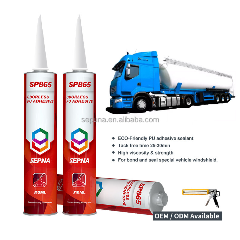 one component bus car glass window urethane odorless sealant adhesive glue for automobile windshield windscreen repair