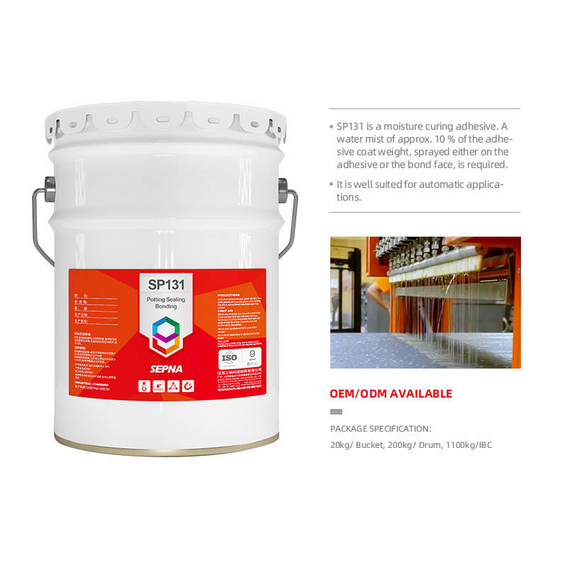 Hot sale foaming moisture curing one-component polyurethane metal repair glue adhesive for RV shell sandwich panel