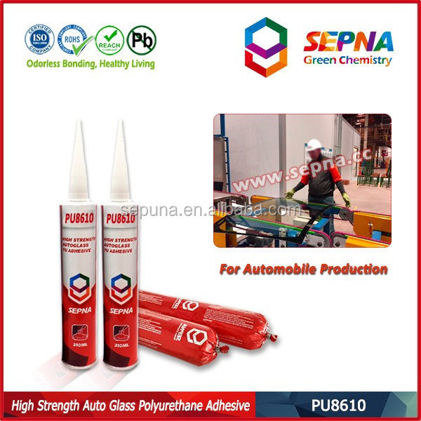 Auto Windshield Car glass Primer-less Poly Urethane Windshield Adhesive PU8610