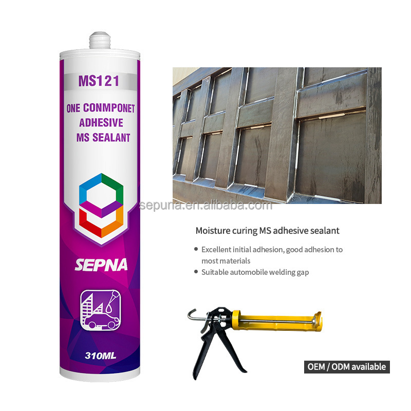 Sepna MS121 MS Polymer Adhesive sealant for RV sandwich panel fiber glass XPS bonding