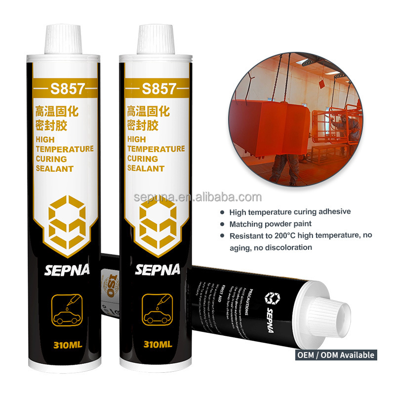 Sepna single part metal repair adhesive welding glue weld line heat curing adhesive sealant sealing glue for car body metal