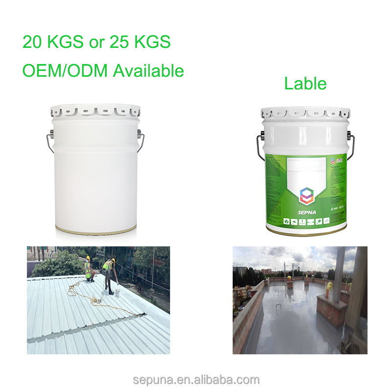 Roof epoxy floor coating Waterproof Modified Silicone Coating Waterproofing Materials for Concrete Roof