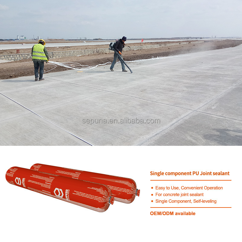 self leveling polyether urethane adhesive for Concrete road and construction Joint Crack Repair