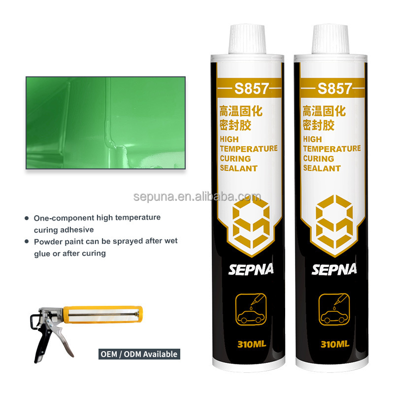 Sepna single part metal repair adhesive welding glue weld line heat curing adhesive sealant sealing glue for car body metal