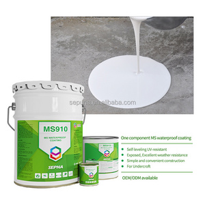 Roof epoxy floor coating Waterproof Modified Silicone Coating Waterproofing Materials for Concrete Roof