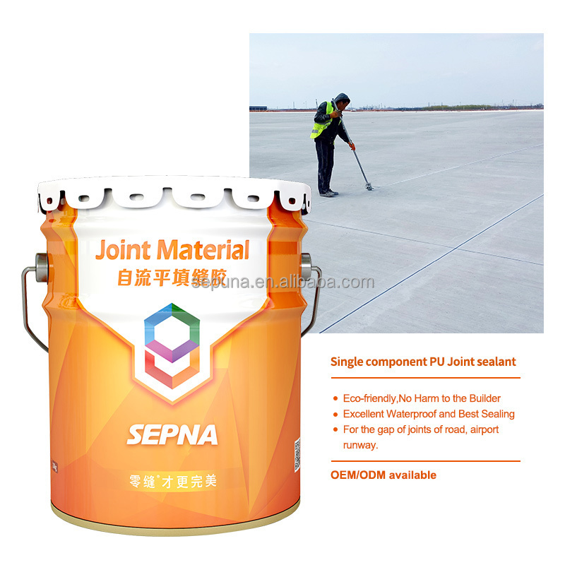 SP360 single component self leveling modified organosilicon waterproof adhesive for road joint basement roof industrial floor