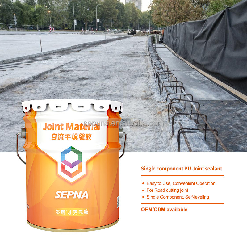 self leveling polyether urethane adhesive for Concrete road and construction Joint Crack Repair