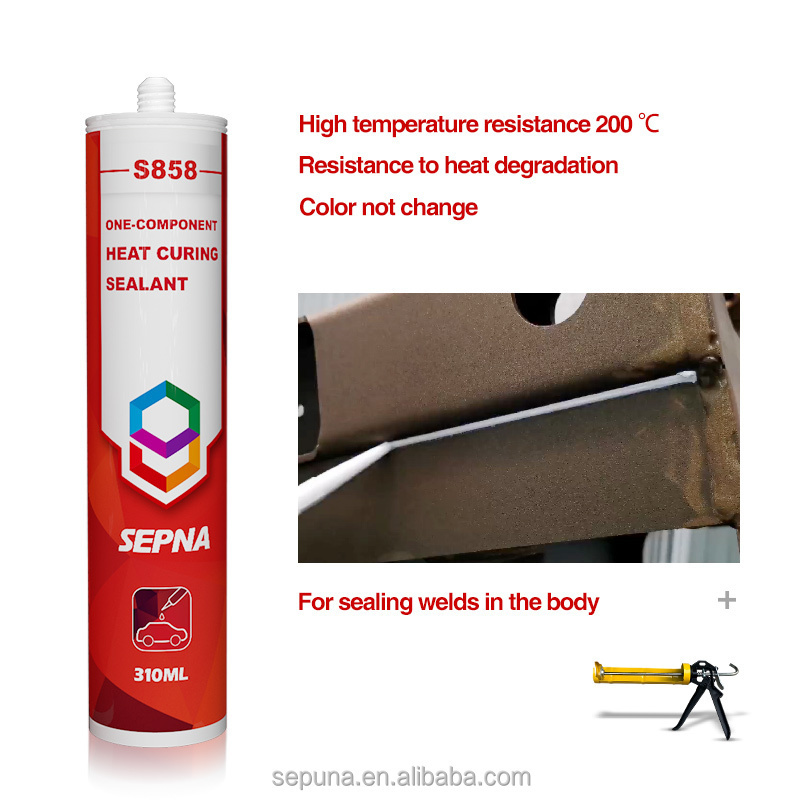 One Component UV resistance high temperature silicone adhesive for Clean metal or electrocoat prior to powder coat