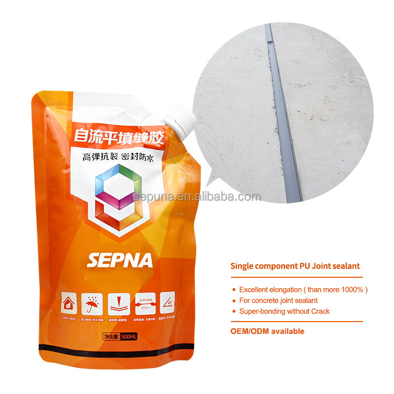 self leveling polyether urethane adhesive for Concrete road and construction Joint Crack Repair