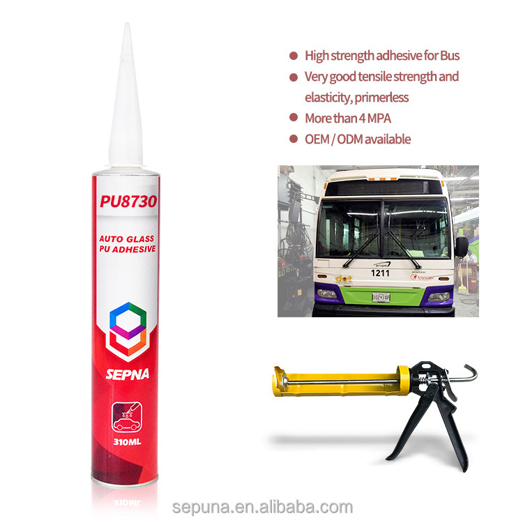 High-quality no smells 400ml 600ml PU sealant bostik for vehicle windshield SEPNA PU8730