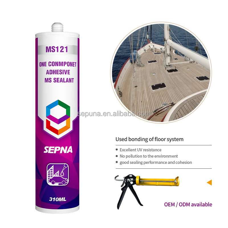 Sepna MS121 MS Polymer Adhesive sealant for RV carriage sidewall gap sealing