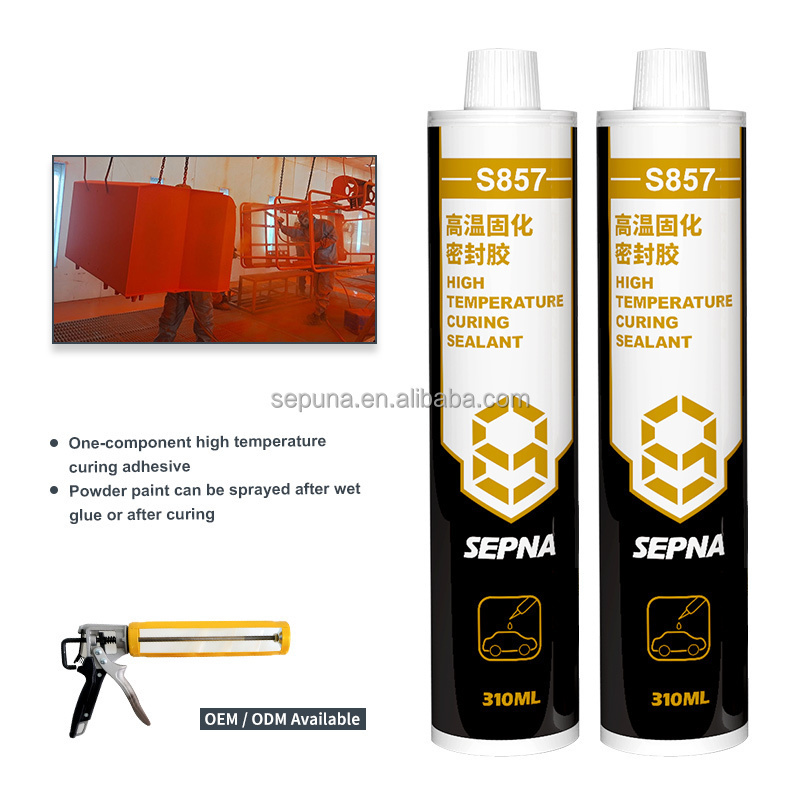 Sepna single part metal repair adhesive welding glue weld line heat curing adhesive sealant sealing glue for car body metal