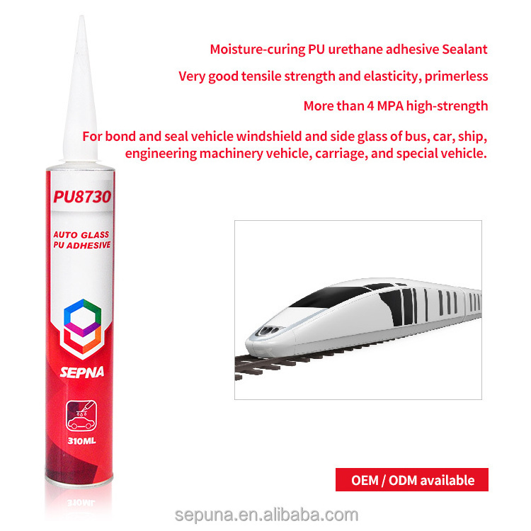 High-quality no smells 400ml 600ml PU sealant bostik for vehicle windshield SEPNA PU8730