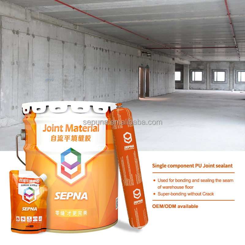 SP360 waterproof self-levelling Polyurethane Sealant Grey/Black/Green for Production & Warehouse Floor Joints