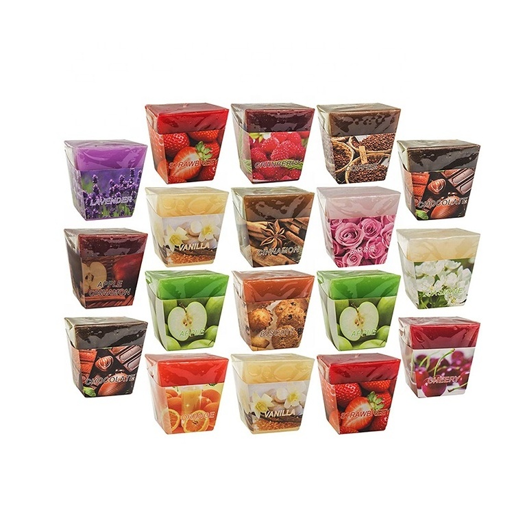 15 DIFFERENT AROMAS 18 in 1 soy wax scented candle gift set