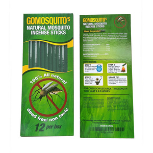 Natural safe stocked mosquito repellent stick with Plant Fiber for home