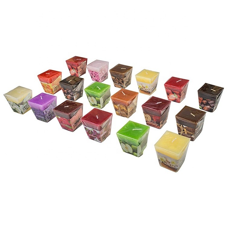 15 DIFFERENT AROMAS 18 in 1 soy wax scented candle gift set