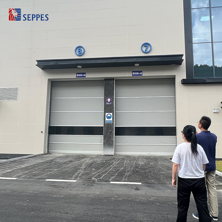 High cost performance high speed fabric door Factory warehouse used fast pvc automatic rolling shutter door