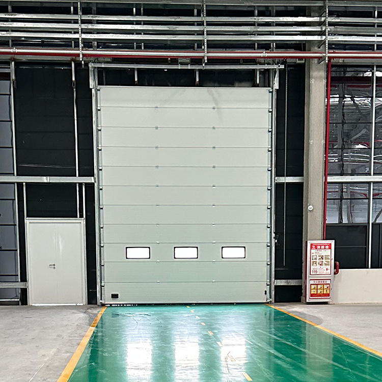 Wonderful Factory Use Sectional Steel Doors Automated Warehouse Sliding Industry Door Industrial Sectional Lifting Doors