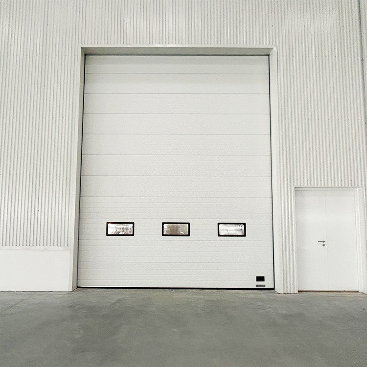 Wonderful Factory Use Sectional Steel Doors Automated Warehouse Sliding Industry Door Industrial Sectional Lifting Doors