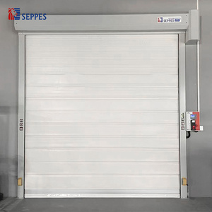 New design high speed roll up freezer doors waterproof cold storage rapid door safety freezer room doors for warehouse