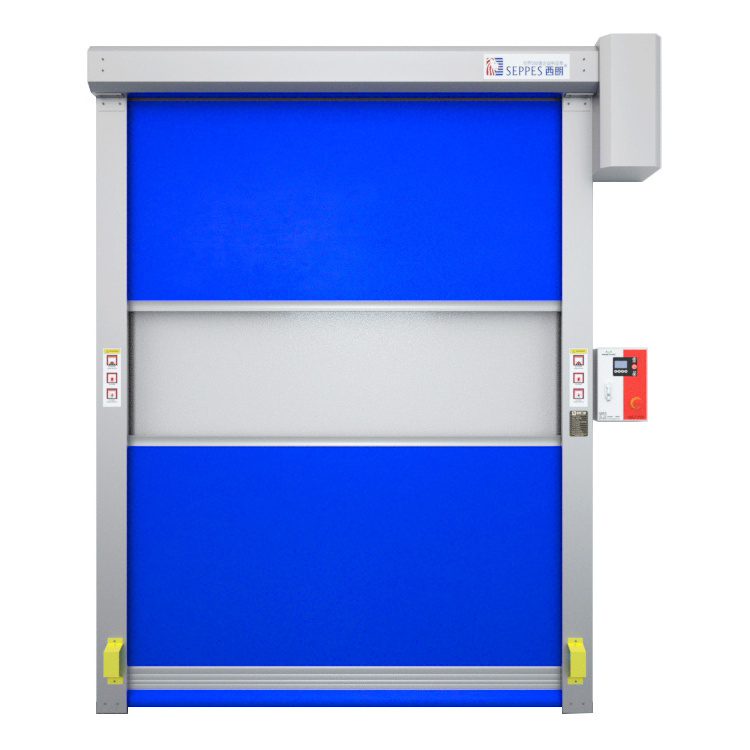 High Speed Rolling Shutter Fast Rapid Pvc Sound Proof High Speed Rolling Shutter Door