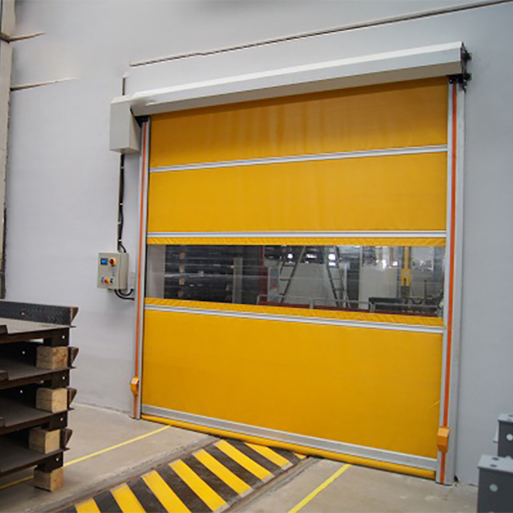 High Speed Rolling Shutter Fast Rapid Pvc Sound Proof High Speed Rolling Shutter Door