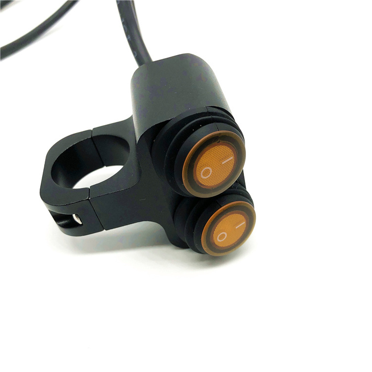 Aluminium Alloy Waterproof Motorcycle Low Beam High Beam Light Switch