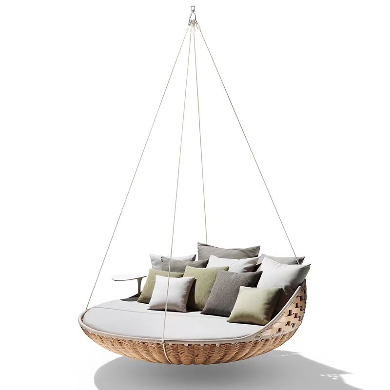 rattan swing hanging patio swings hanging rattan swing chair outdoor soft wicker patio