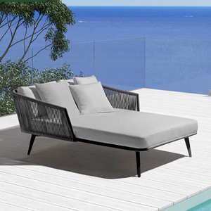 french luxury chaise lounge chair living room indoor chaise pool outdoor sun bed rattan outdoor furniture