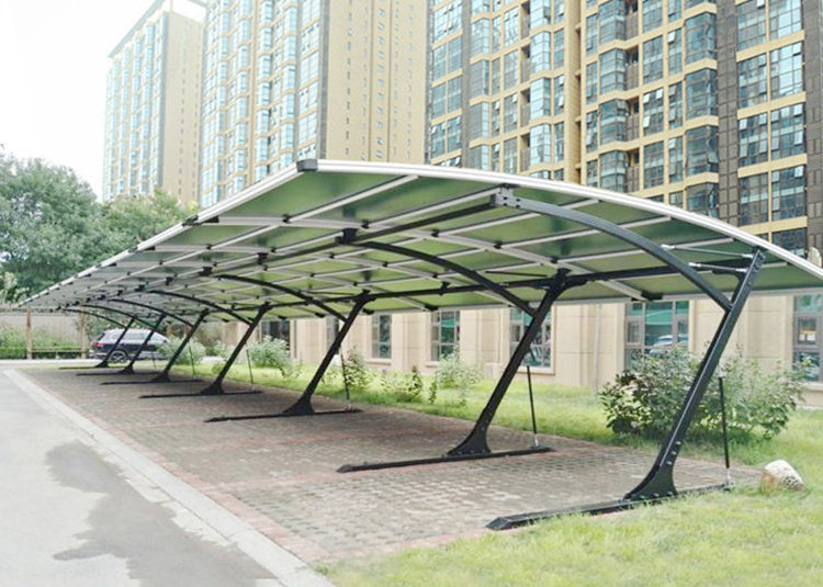 High quality and affordable modularize charging station outdoor aluminum sun shade carport canopy for one/two/three/etc cars