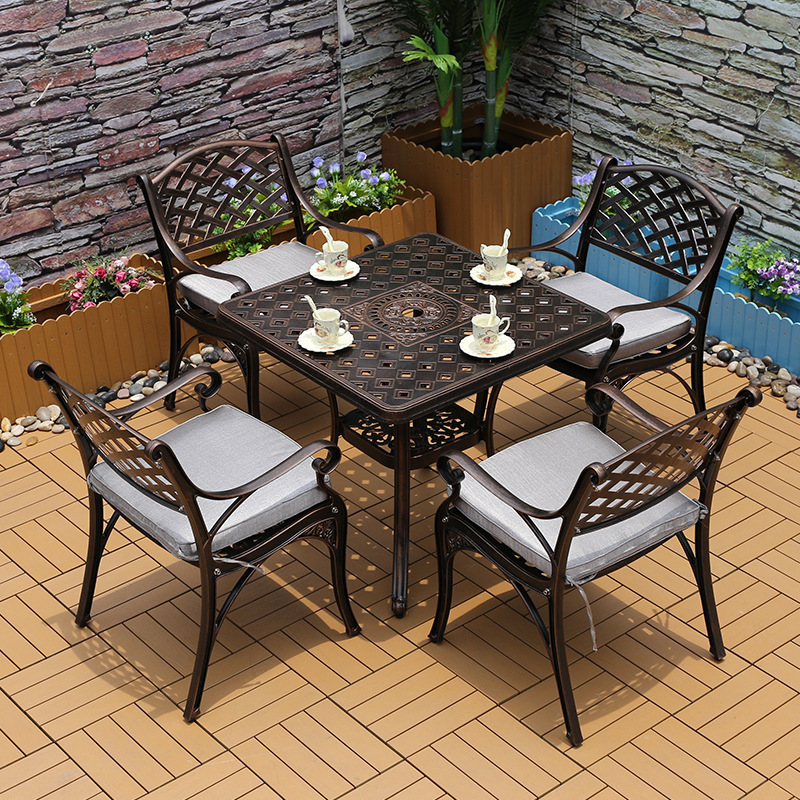 other luxury outdoor furniture garden set modern cafe chair heavy duty and table for cafe