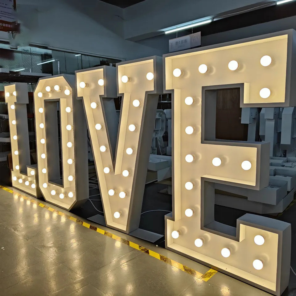 Marquee Alphabet Love Letters 4 Ft Led Big Numbers Giant Light Up Letters Led Marquee