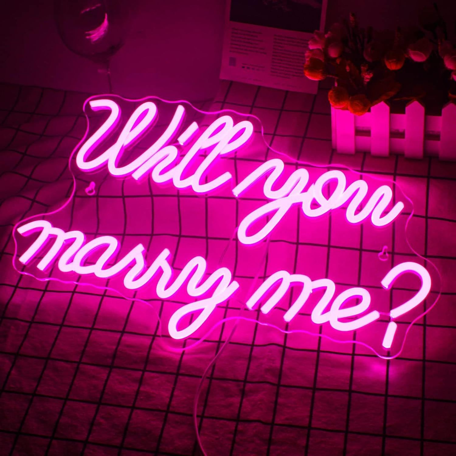 Hello Gorgeous Beautiful Pink LED Neon Lights for Home Wedding Birthday Backdrop Bachelorette Party Wth Dimmable Switch 5V