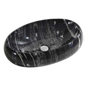 Natural Marble Pattern Sink Basin,Bathroom Basin,Black Stone Sink