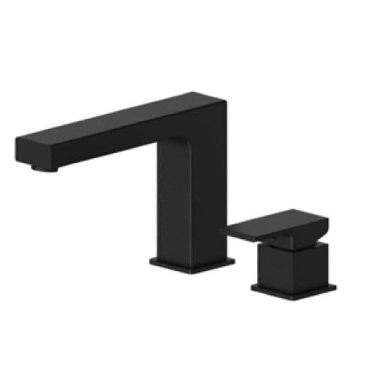 Brass Matte Black Wide Spray Bath Tube Faucet Water Mixer Taps Shower Room Faucets Bath Shower Faucet Set Bathroom