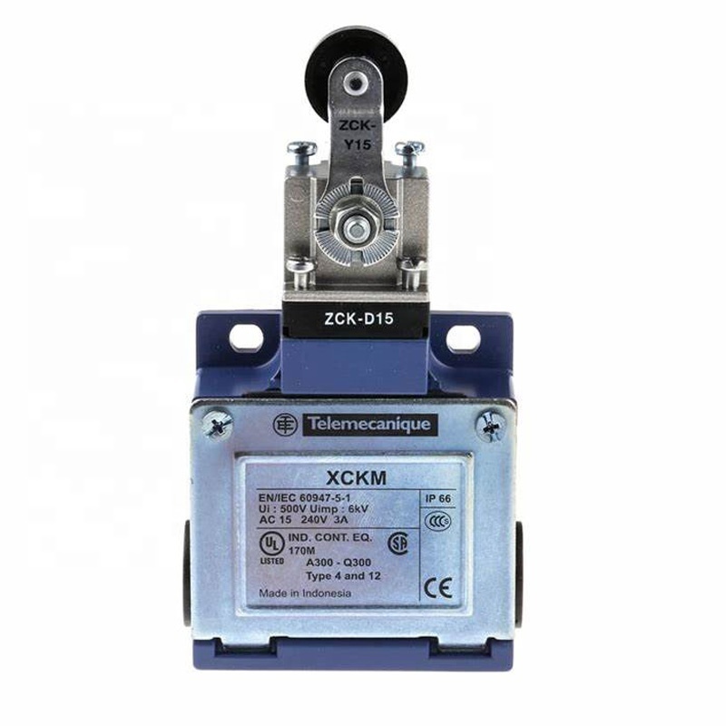 XCKM115 Limit switch, Limit switches XC Standard, XCKM, thermoplastic roller lever, 1NC 1 NO