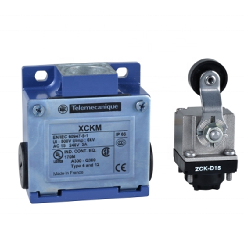 XCKM115 Limit switch, Limit switches XC Standard, XCKM, thermoplastic roller lever, 1NC 1 NO