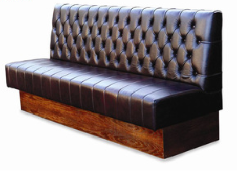 Commercial furniture night club bar sofa modern luxury fast food coffee shop booth seating restaurant sofa