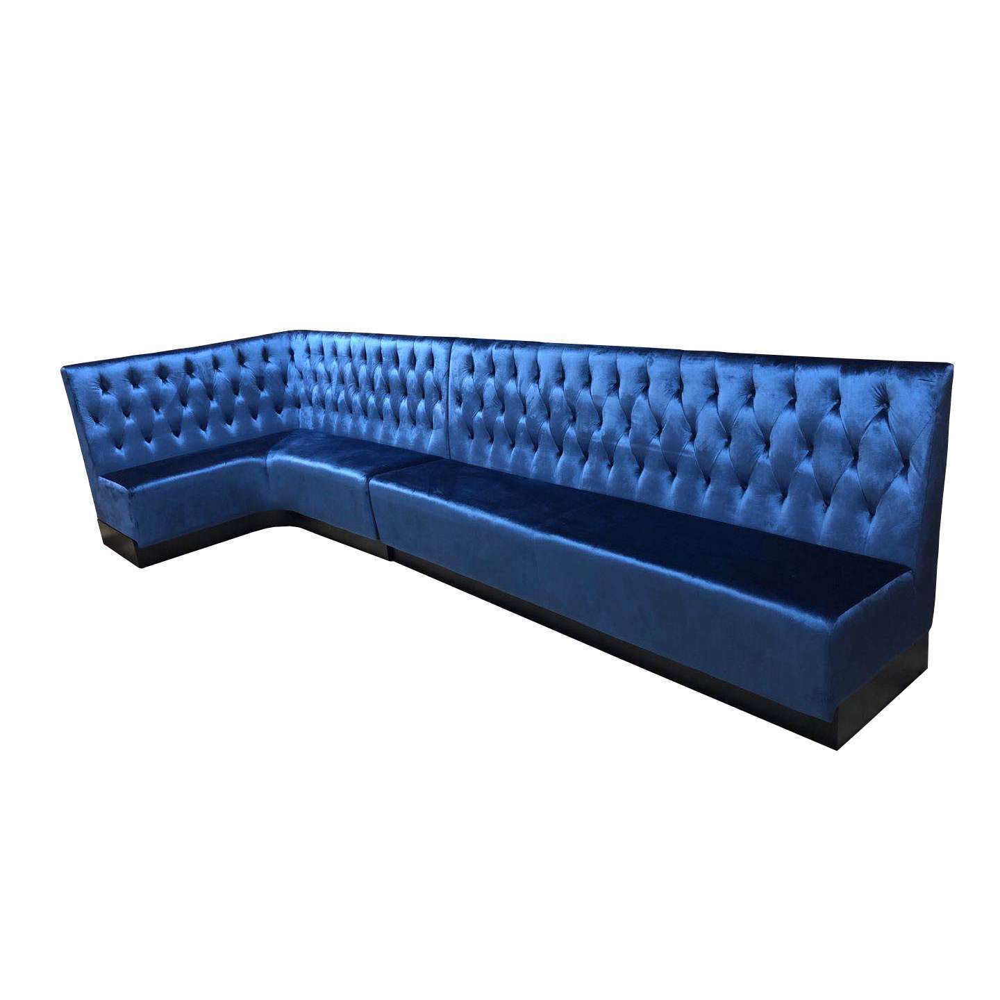 Commercial furniture night club bar sofa modern luxury fast food coffee shop booth seating restaurant sofa